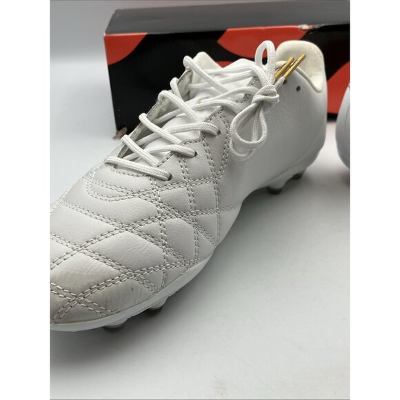 IDA Classica Womens Leather Soccer Cleats Size 7 White Futbol Multi Ground - Picture 3 of 15